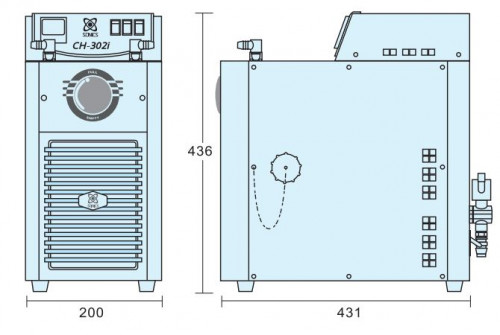 卓上型 低温循環恒温装置 クールサーキュレーター CH-302i (アズワンLTCi-400 2-4922-01と同等） | 株式会社入江商会